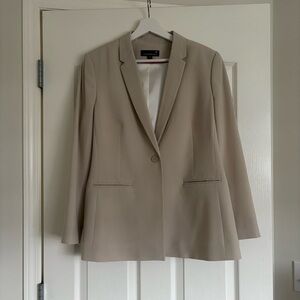 Taupe cream blazer